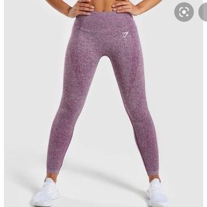 Gymshark purple vital seamless leggings